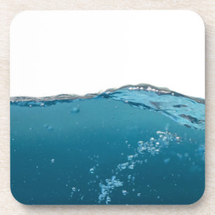 Dessous-de-verre Vague bleue claire