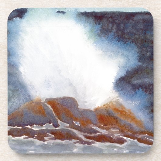Dessous-de-verre Vague océanique (Devant)
