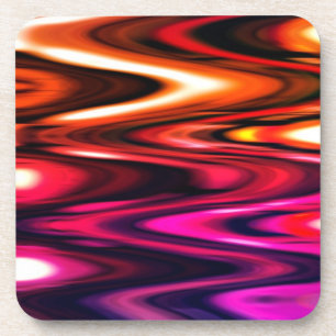 Dessous-de-verre Vagues de couleur brillante