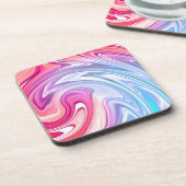 Dessous-de-verre Vagues de couleur marbre (Côté gauche)