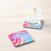 Dessous-de-verre Vagues de couleur marbre (Côté Droit)