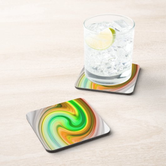 Dessous-de-verre Vagues de couleur marbre (Côté Droit)