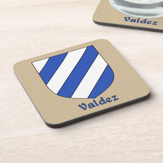 Dessous-de-verre Valdez Bouclier héraldique (Côté gauche)