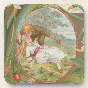 Dessous-de-verre Valentine douce et innocente vintage, Kate Greenwa