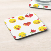 Dessous-de-verre Valentine Emojis (Côté gauche)