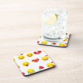 Dessous-de-verre Valentine Emojis (Côté Droit)