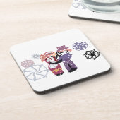 Dessous-de-verre Valentine joy (Côté gauche)