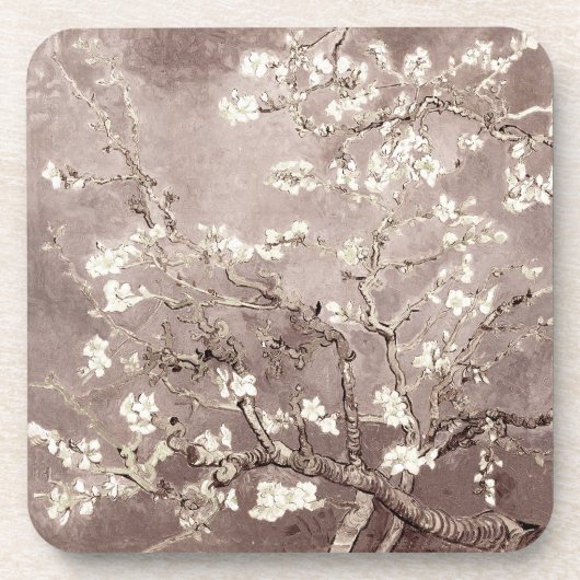 Dessous-de-verre Van Gogh Almond Blossoms Beige (Devant)