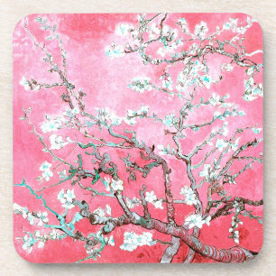 Dessous-de-verre Van Gogh Almond Blossoms rose Bleu