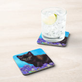 Dessous-de-verre Van Gogh Chat et fleurs (Côté Droit)