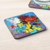 Dessous-de-verre Van Gogh Flowers dans un Vase Bleu (Côté gauche)