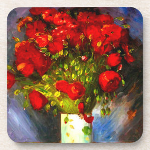Dessous-de-verre Van Gogh Red Poppies