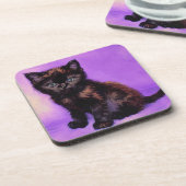 Dessous-de-verre Van Gogh Style Chat pourpre (Côté gauche)