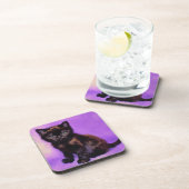 Dessous-de-verre Van Gogh Style Chat pourpre (Côté Droit)