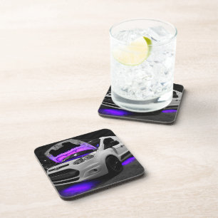 Dessous-de-verre Van Purple Lights