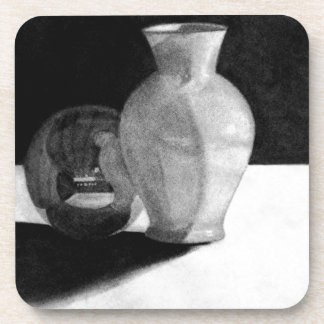 Dessous-de-verre Vase avec sphère