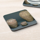 Dessous-de-verre Vase décoré de diverses frises des animaux et (Côté gauche)