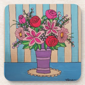 Dessous-de-verre Vase pourpre (Devant)