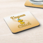 Dessous-de-verre Vegan Chick (Côté gauche)