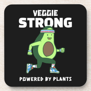 Dessous-de-verre Veggie Strong, Alimenté par les plantes