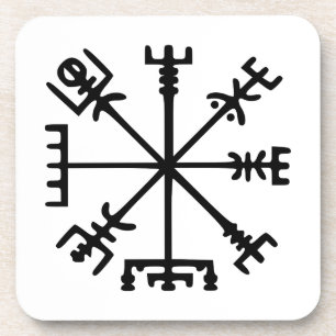 Dessous-de-verre Vegvísir (Viking Compass)