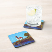 Dessous-de-verre Vendredi Harbour Lime Kiln Phare Plastique dur (Côté Droit)