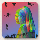 Dessous-de-verre Vermeer dans NYC (Devant)