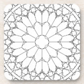 Dessous-de-verre Verre de couleur rose (Devant)