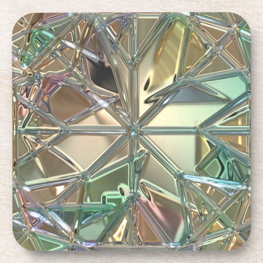 Dessous-de-verre Verre souillé métallique (Devant)