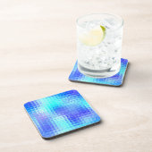 Dessous-de-verre Verre texturé bleu clair (Côté Droit)