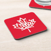 DESSOUS-DE-VERRE VERSION DU DRAPEAU DU CANADA (Côté gauche)