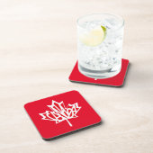 DESSOUS-DE-VERRE VERSION DU DRAPEAU DU CANADA (Côté Droit)