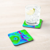 Dessous-de-verre vert de fruits fluorés (Côté Droit)
