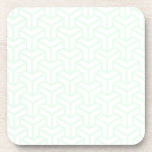 Dessous-de-verre Vert et blanc