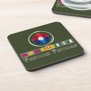 Dessous-de-verre Vétéran de la 9e division d'infanterie du Vietnam