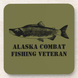 Dessous-de-verre Vétérinaire de la pêche de combat de l'Alaska
