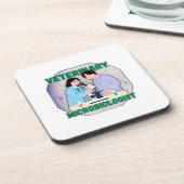 Dessous-de-verre Veterinary Microbiologist – Lab Science Design (Côté gauche)