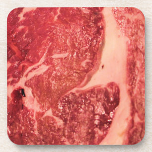 Dessous-de-verre Viande Rouge Crue de Qualité Supérieure   Photo Ma