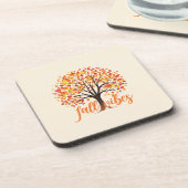 Dessous-de-verre Vibes d'automne - Cosy Fall Tree (Côté gauche)