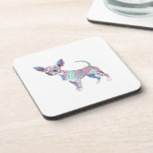 Dessous-de-verre Vibrant Chihuahua Hard Plastic coaster (Côté gauche)