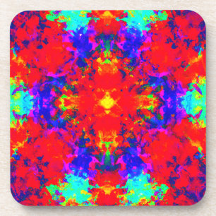 Dessous-de-verre Vibrant Couleurs vives Art Motif
