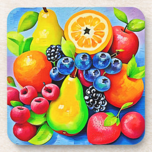 Dessous-de-verre Vibrant Fruit Still Life