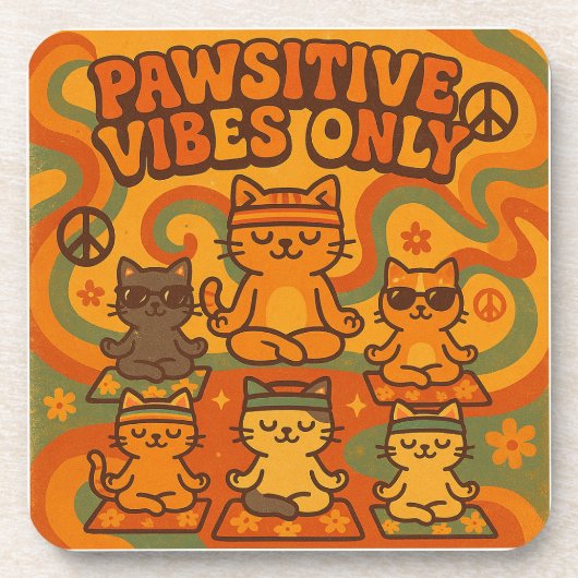 Dessous-de-verre Vibrations Positives Uniquement (Devant)