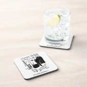 Dessous-de-verre Vicar a une caricature de l'église cassock Fitting (Côté Droit)