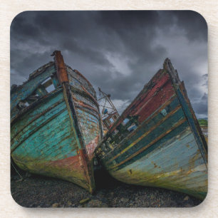 Dessous-de-verre Vieux bateaux de pêche