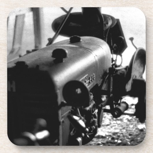 Dessous-de-verre Vieux tracteur (Devant)
