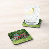 Dessous-de-verre Vieux tracteur international (Côté Droit)