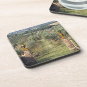 Dessous-de-verre Vignobles, Toscane, Italie (Côté gauche)