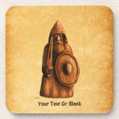 Dessous-de-verre Viking rustique (Devant)