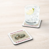 Dessous-de-verre Ville vintage En Hiver (Côté Droit)